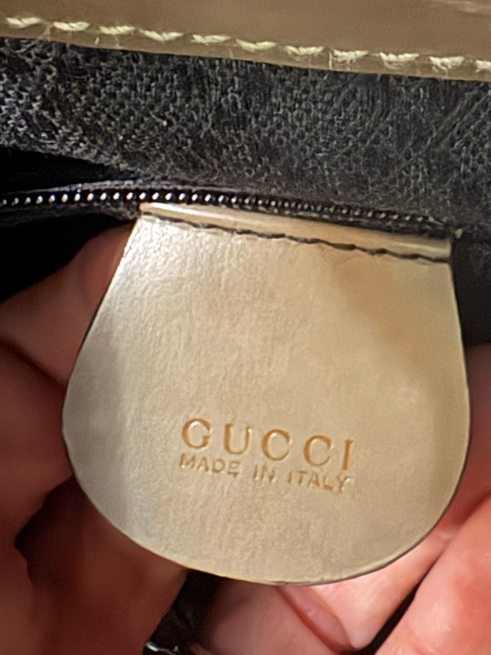 GUCCI Bamboo Mini Backpack Metallic Gold - Picture 8 of 12